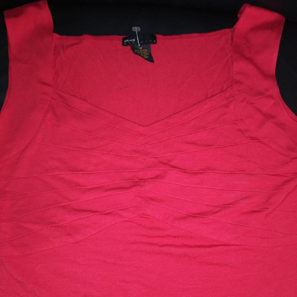 NWT Grace Elements 2PC Red Skirt Set Size Medium - Picture 4 of 8